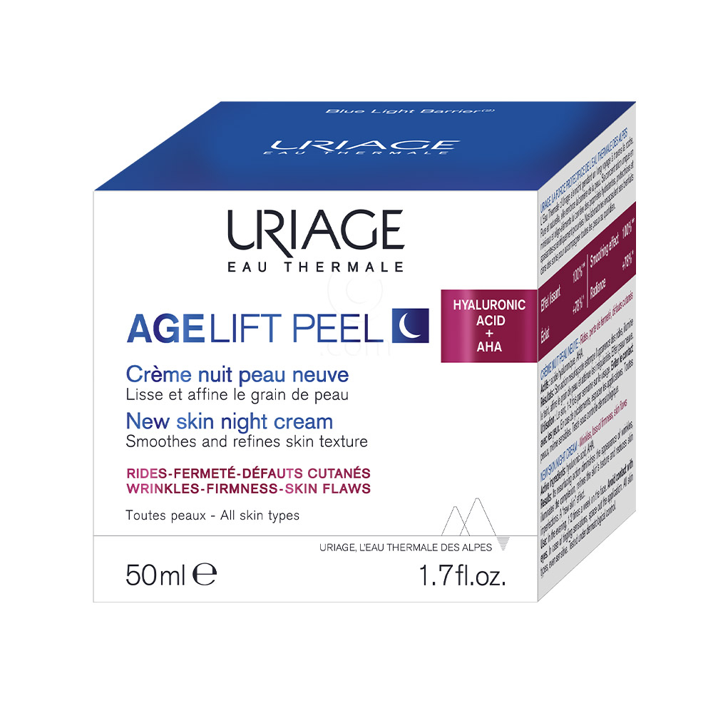 Uriage Age Lift, peeling nočna krema (50 ml)