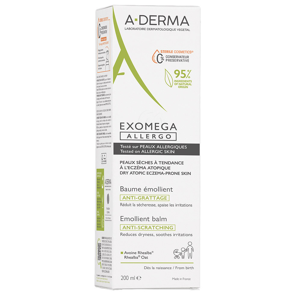A-Derma Exomega Allergo, emolientni balzam (200 ml)