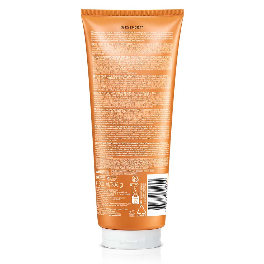 Vichy Capital Soleil, zaščitno mleko za vso družino ZF 50+ (300 ml)