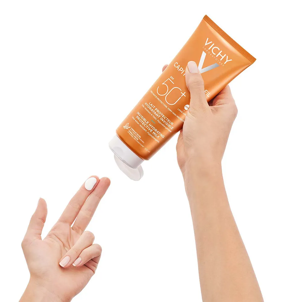 Vichy Capital Soleil, zaščitno mleko za vso družino ZF 50+ (300 ml)