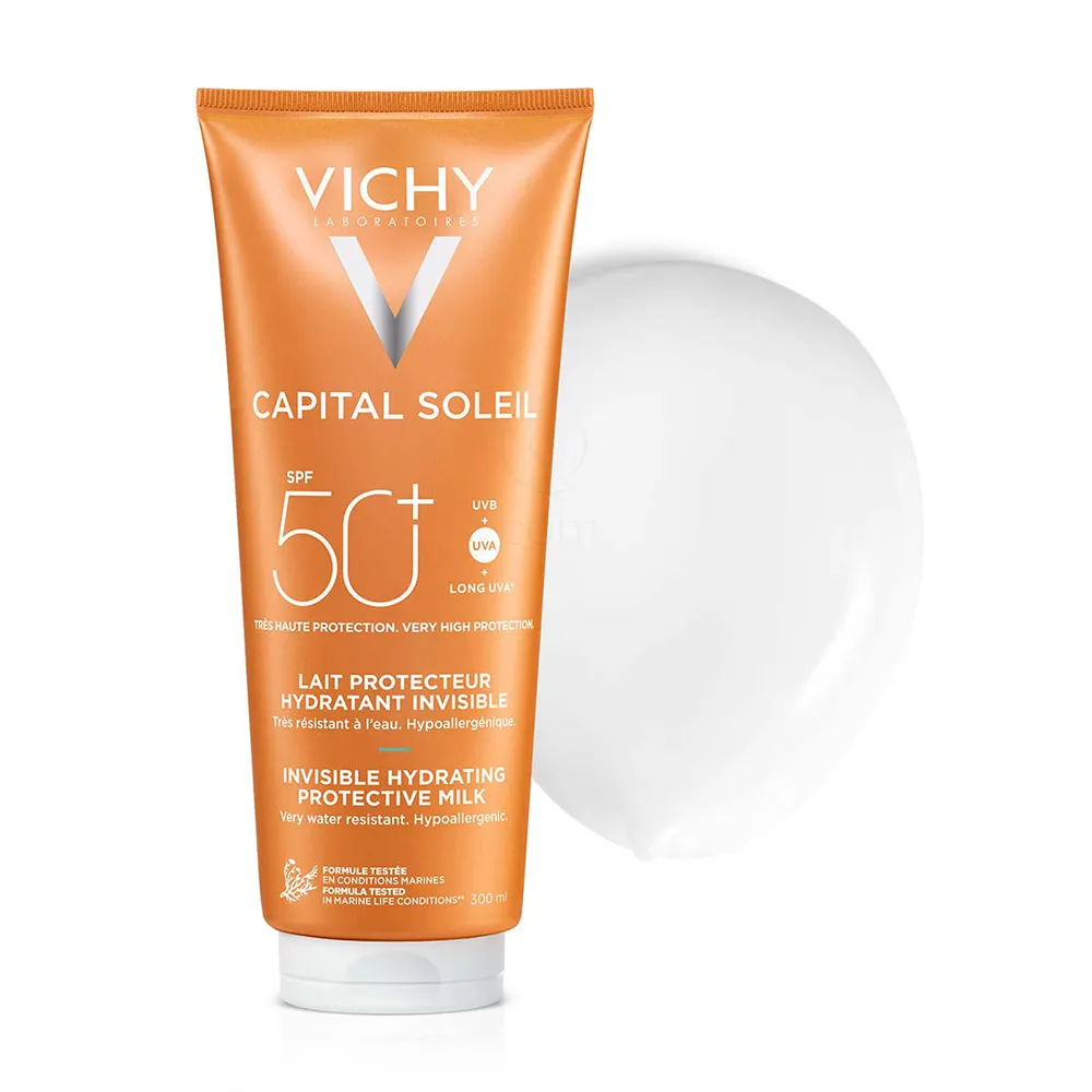 Vichy Capital Soleil, zaščitno mleko za vso družino ZF 50+ (300 ml)