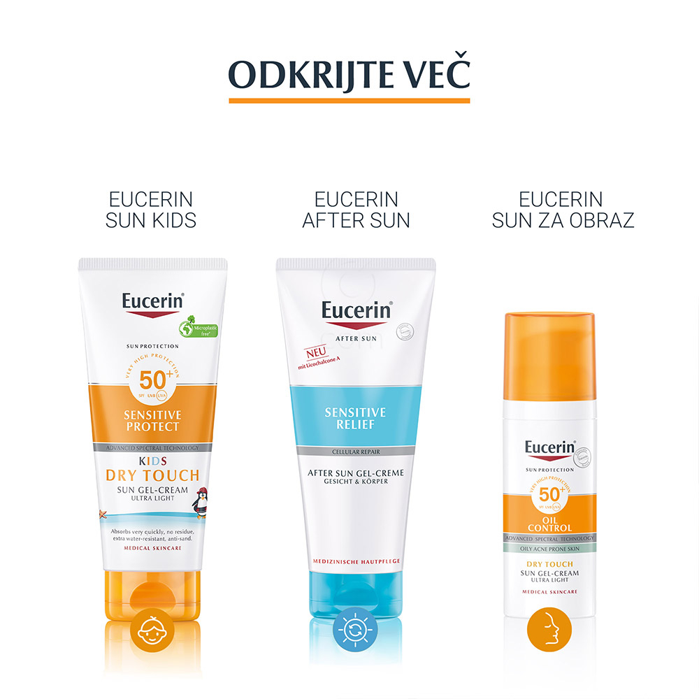 Eucerin Sun Oil Control, kremni gel za zaščito obraza - ZF 30 (50 ml)