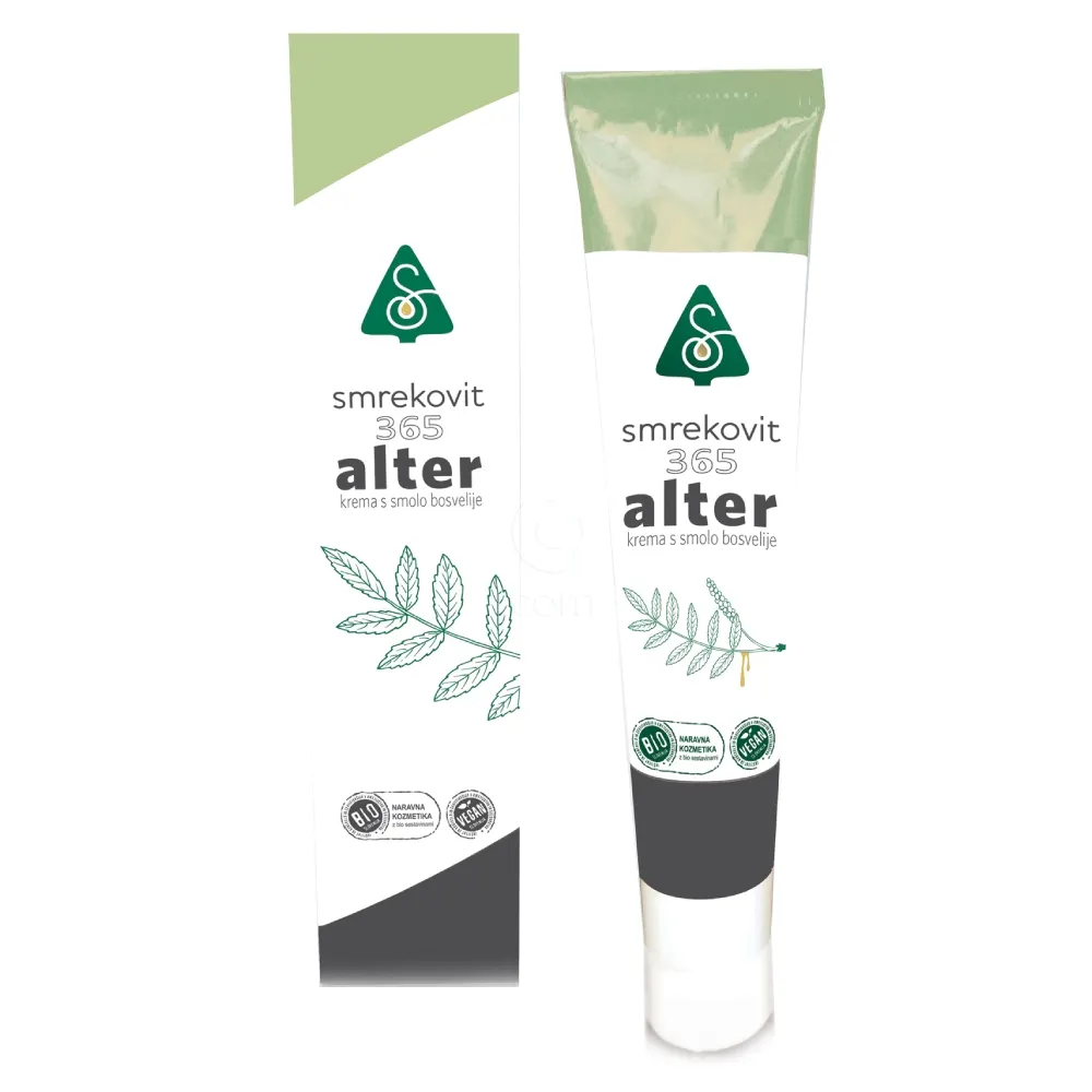 Smrekovit 365 Alter, krema s smolo bosvelije (120 ml)