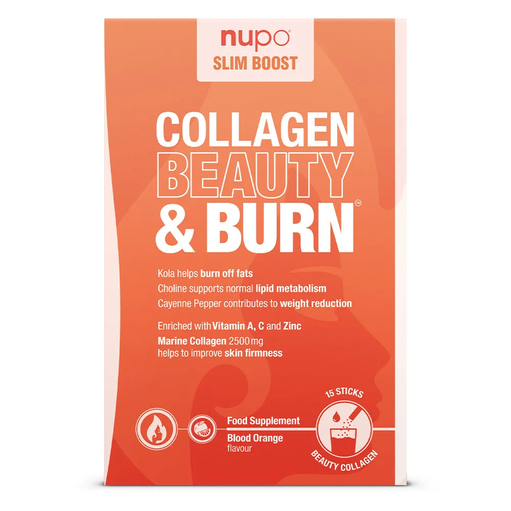 Nupo Slim Boost Collagen Beauty & Burn, vrečke (15 vrečk)