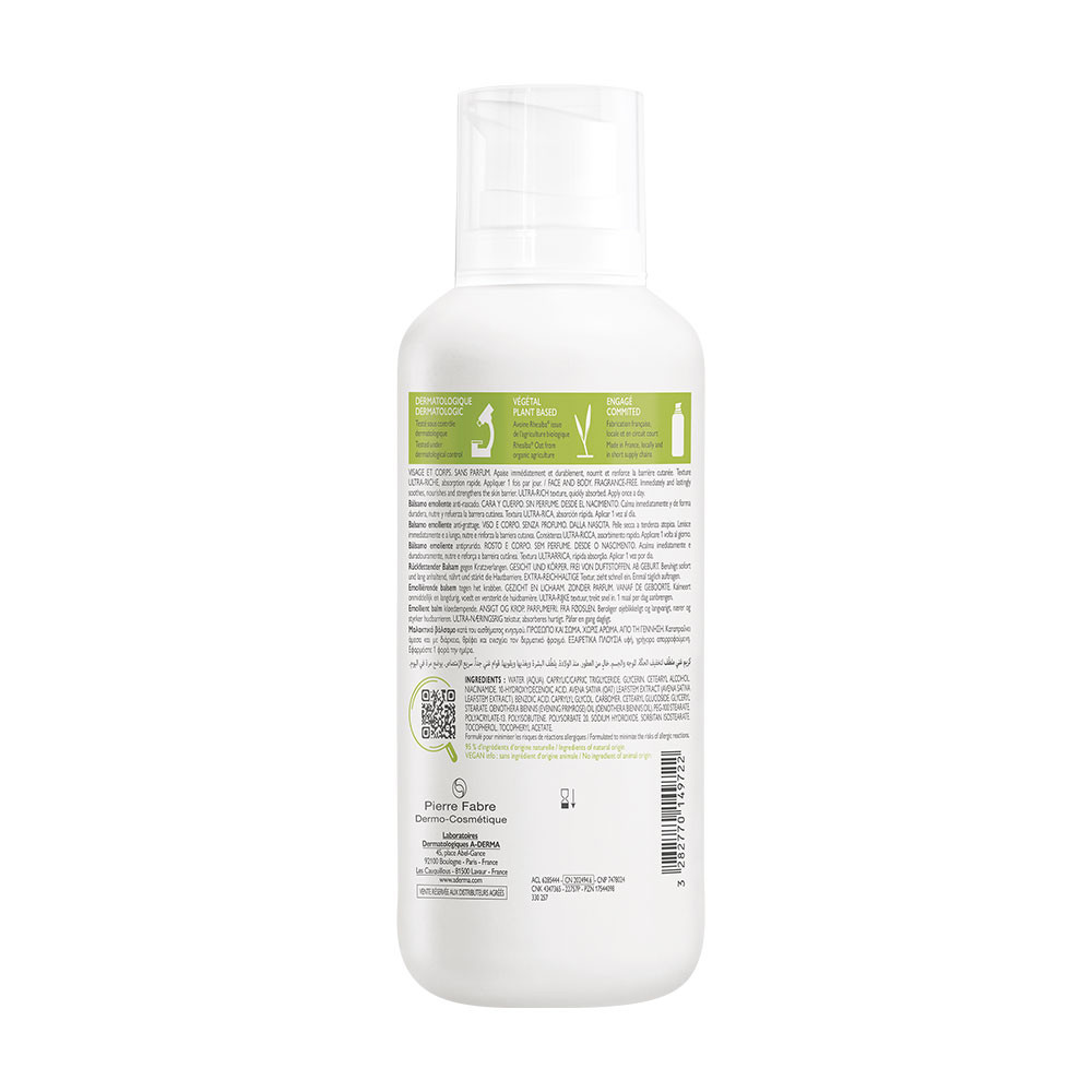 A-Derma Exomega Control, emolientni balzam (400 ml)