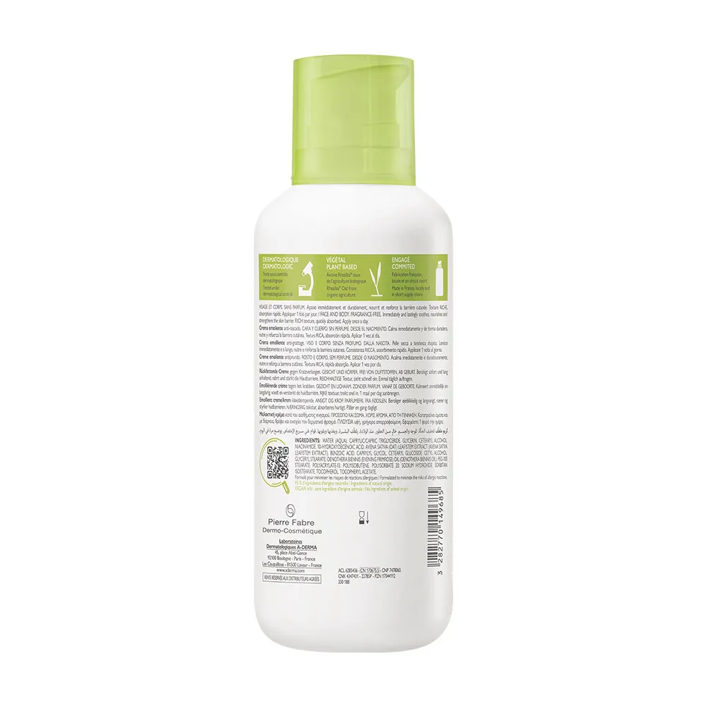 A-Derma Exomega Control, emolientna krema (400 ml)