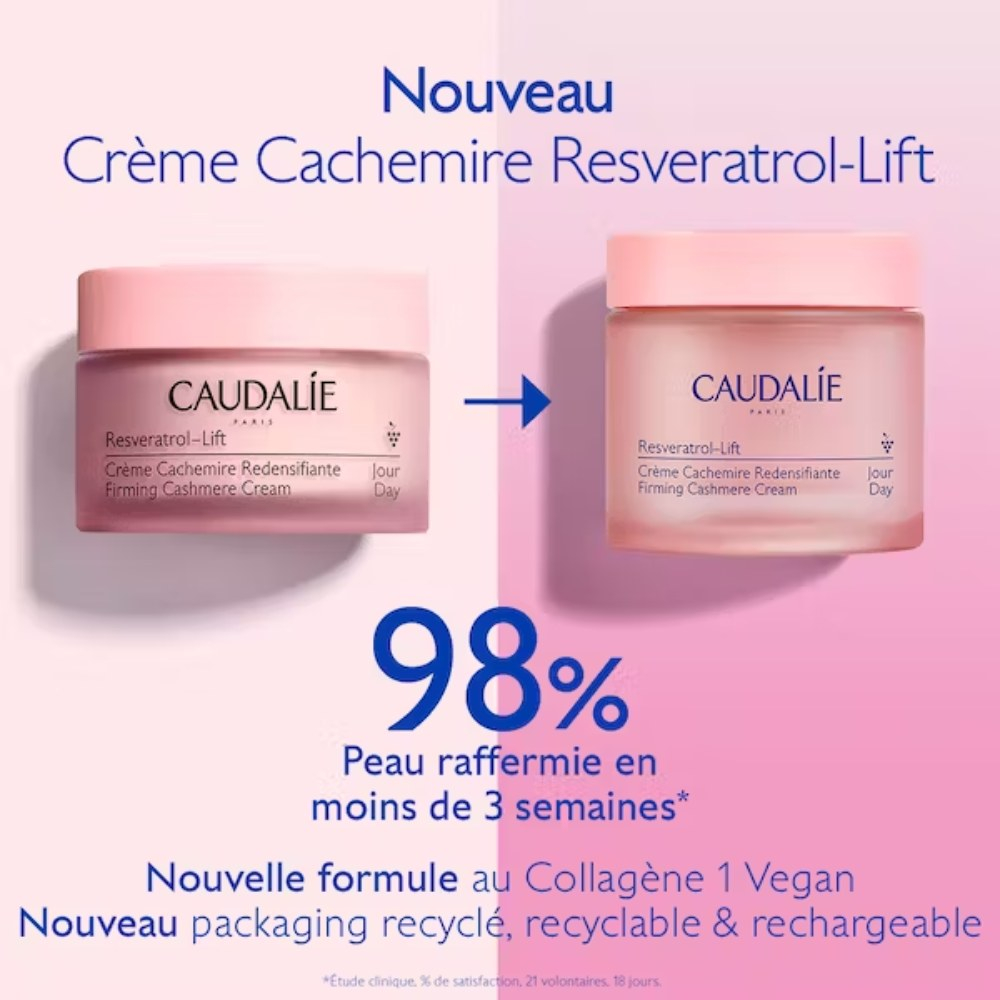 Caudalie Resveratrol Lift, bogata dnevna krema (50 ml)