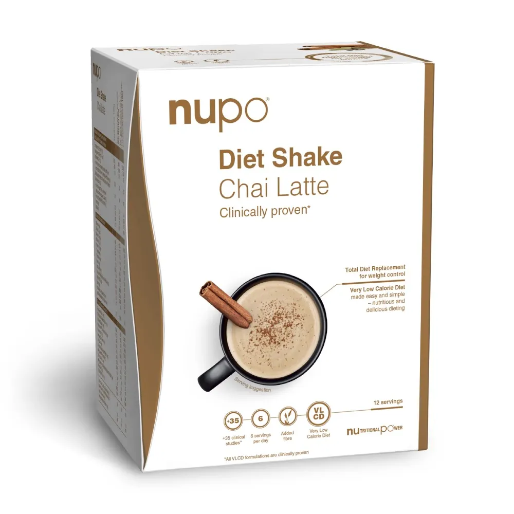 Nupo Dietni Shake, Chai Latte (12 x 32 g)