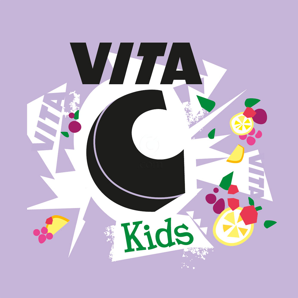 Vita C Kids 100 mg Vitabalans Karneval, žvečljive tablete (90 tablet)