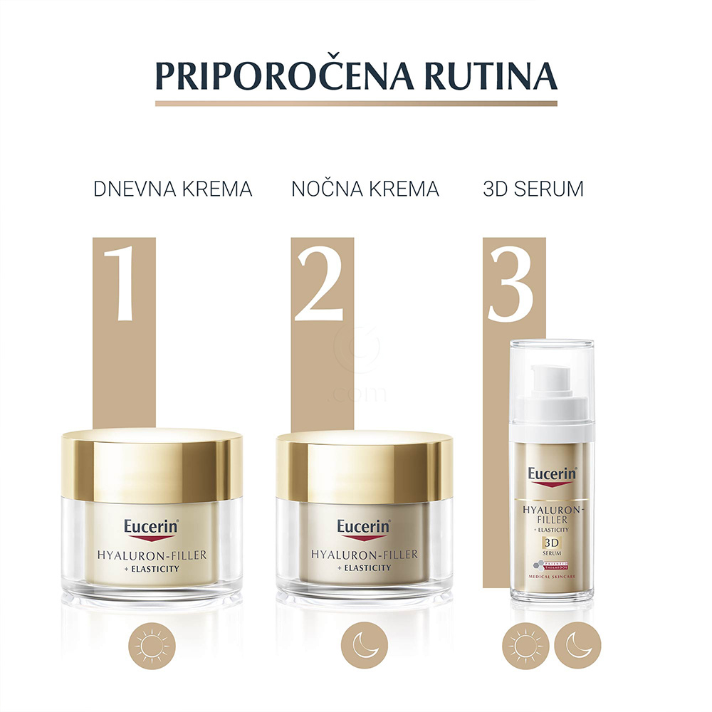 Eucerin Hyaluron-Filler + Elasticity, nočna krema (50 ml)