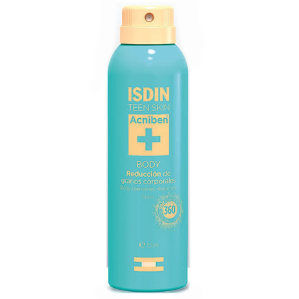 ISDIN Acniben + Body blemishes reduction, sprej za telo za zmanjšanje nepravilnosti (150 ml)