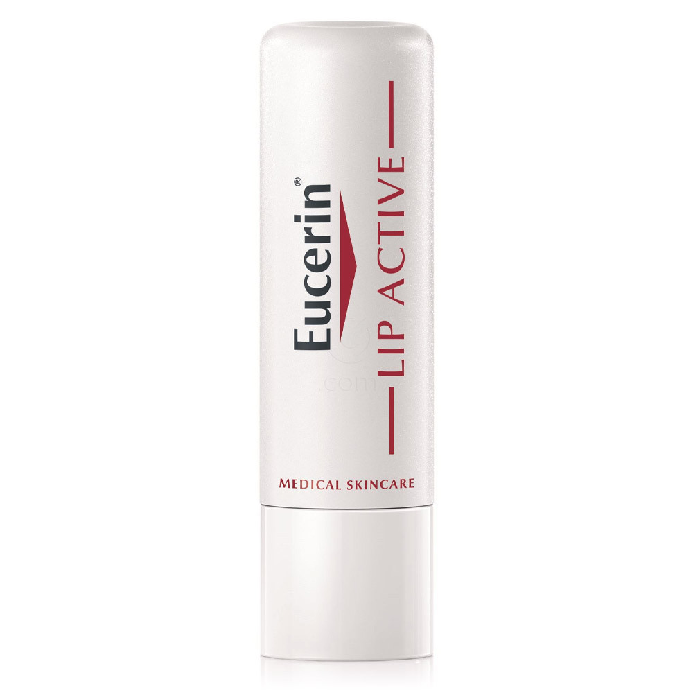 Eucerin Lip Aktiv, stik za nego ustnic z dekspantenolom in vitaminom E - ZF 20(4,8 g)
