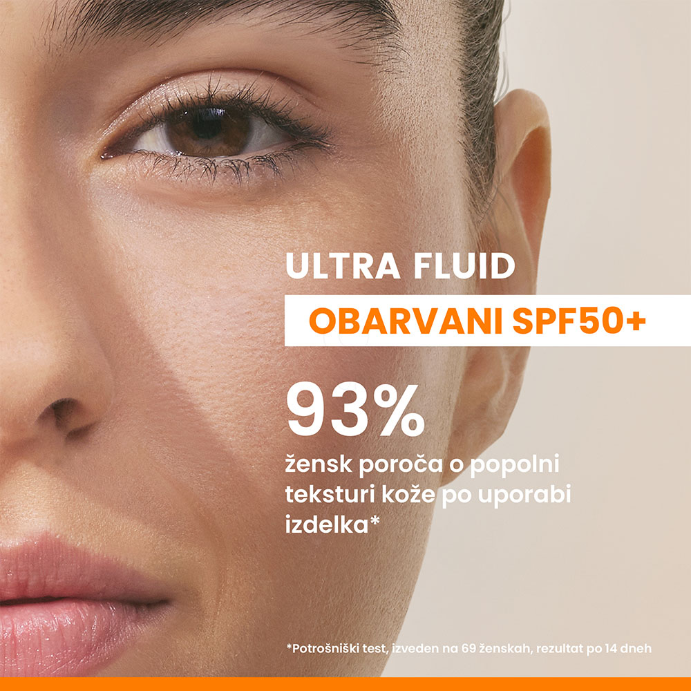 Avene Sun, obarvani ultra fluid za zaščito pred soncem za obraz - ZF 50 + (50 ml)