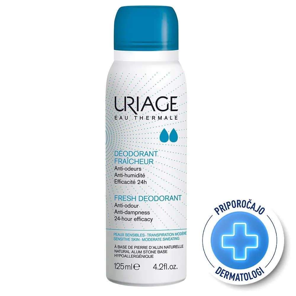 Uriage, deodorant v spreju (125 ml)