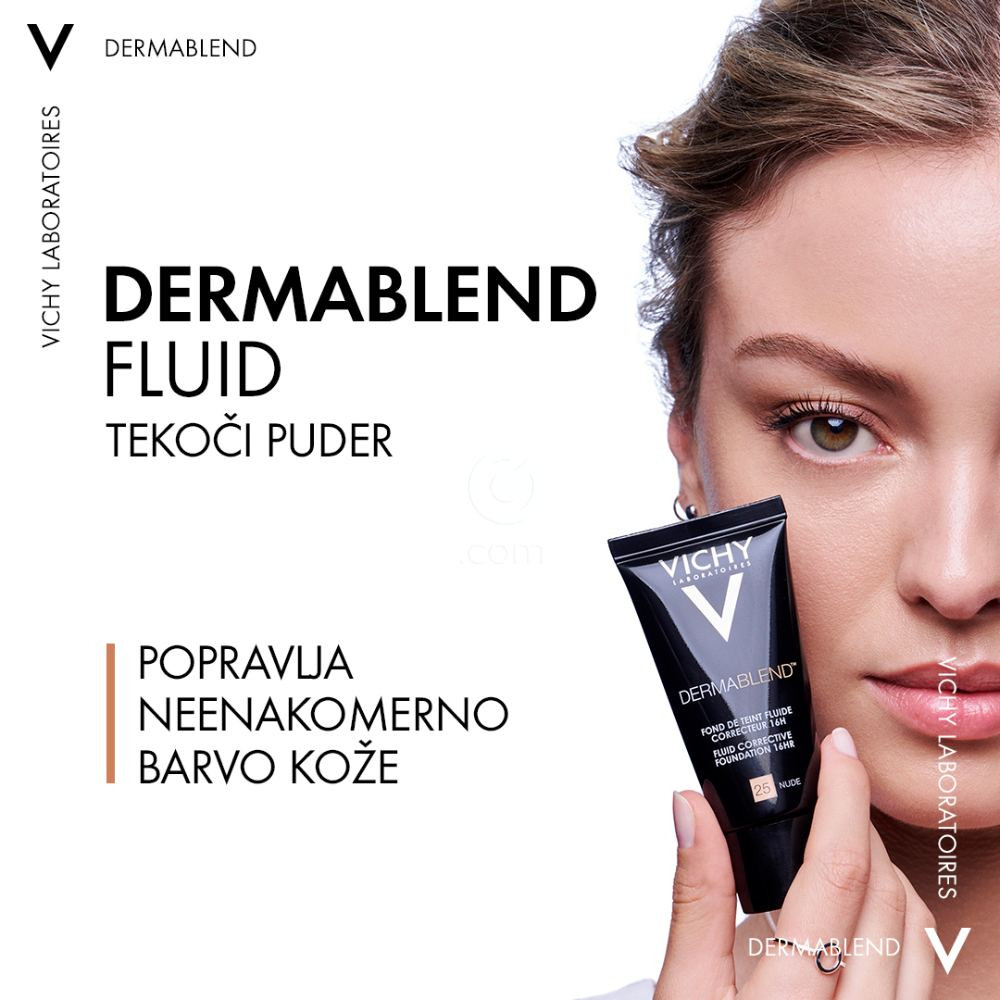 Vichy Dermablend-25-Nude, tekoči korektivni puder (30 ml)