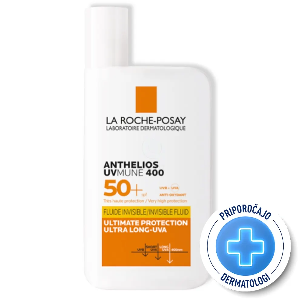 LRP Anthelios UVMUNE 400 (Shaka Fluid), zaščita pred soncem - ZF50+ (50 ml)