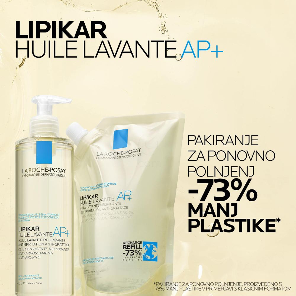 LRP Lipikar Huile Lavante AP+, olje za umivanje (400 ml)
