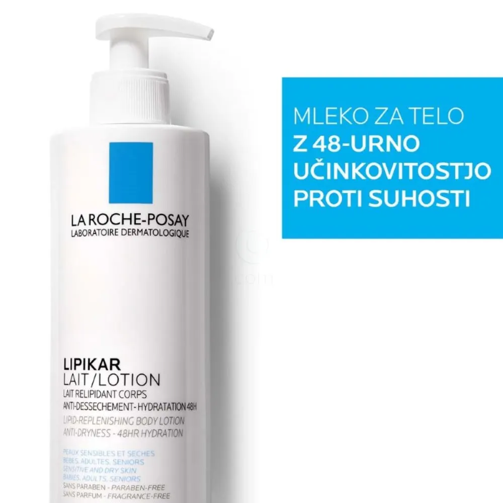  LRP Lipikar Lait, mleko za telo za suho kožo (400 ml)