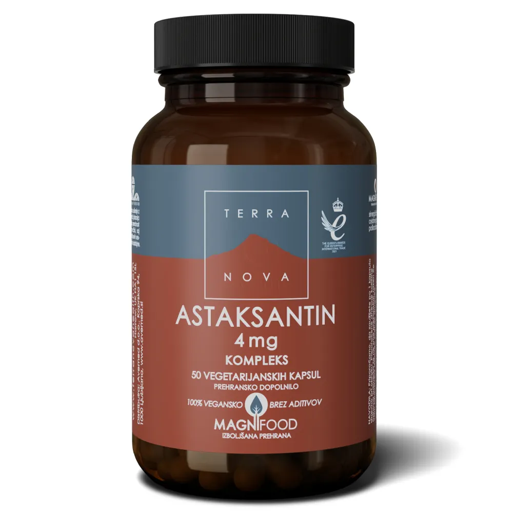 Astaksantin Kompleks 4 mg Terranova, kapsule (50 kapsul)