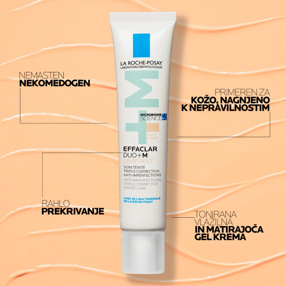 LRP Effaclar Duo+M, korektivna nega za obraz v odtenku Unifiant Light (40 ml) 