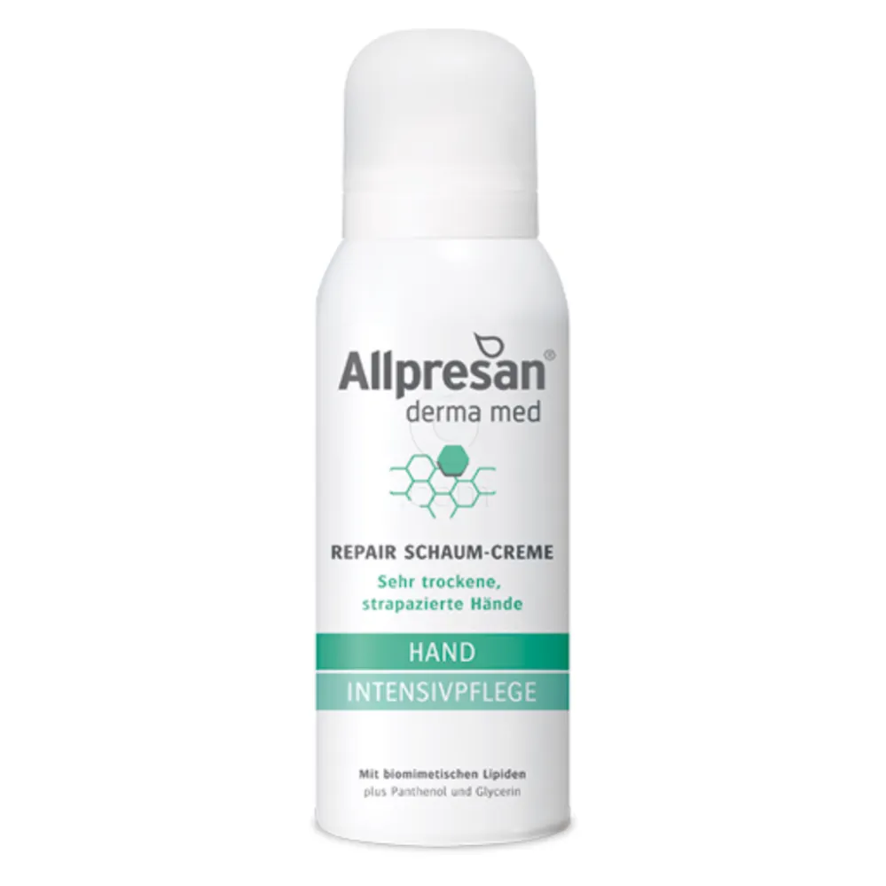 Allpresan Derma Med Hand Intensive Care, kremna pena za roke - brez dišav (100 ml)