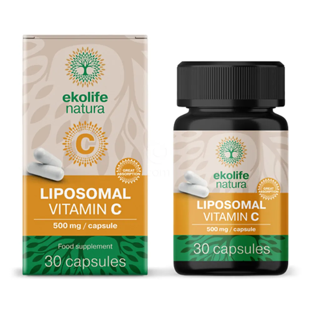 Ekolife Natura, liposomski vitamin C v kapsulah (30 kapsul)