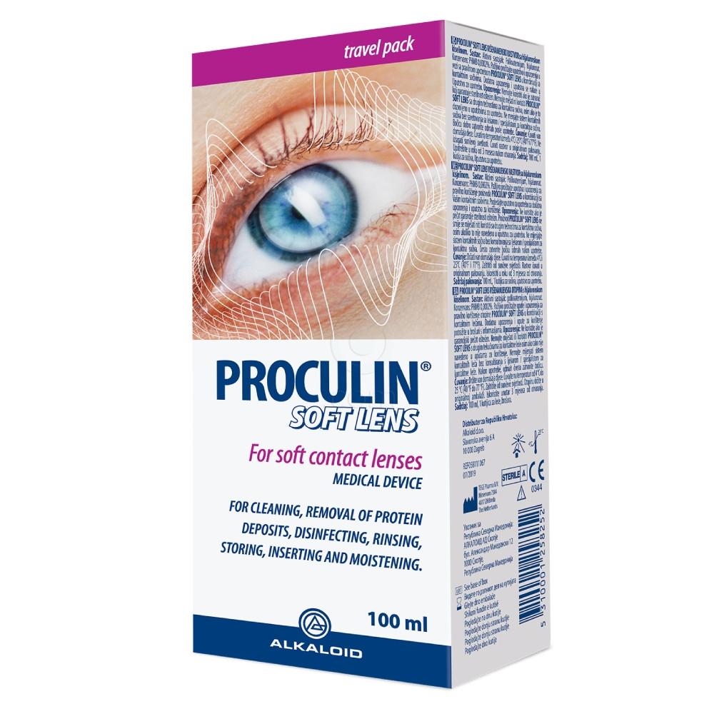 Proculin Soft Lens, raztopina za leče - potovalno pakiranje (100 ml) 