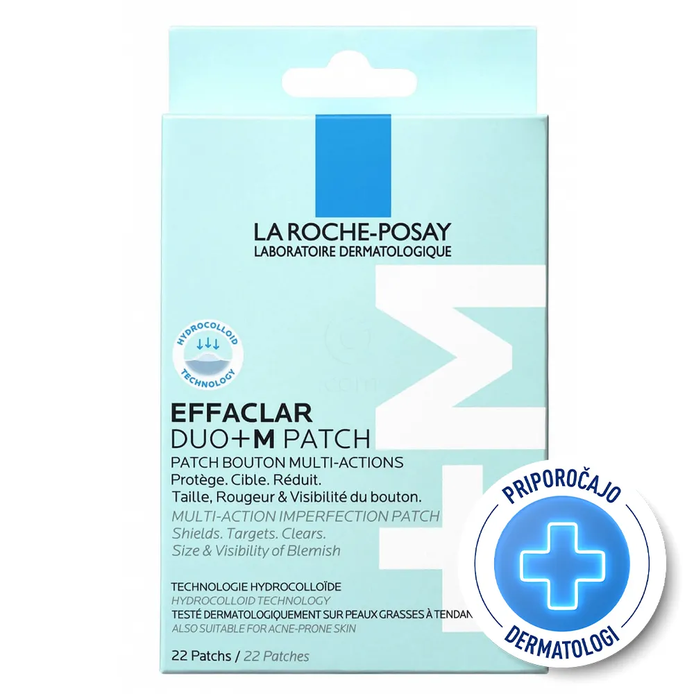 LRP Effaclar Duo+M, večnamenski obliži proti nepravilnostim (22 obližev)