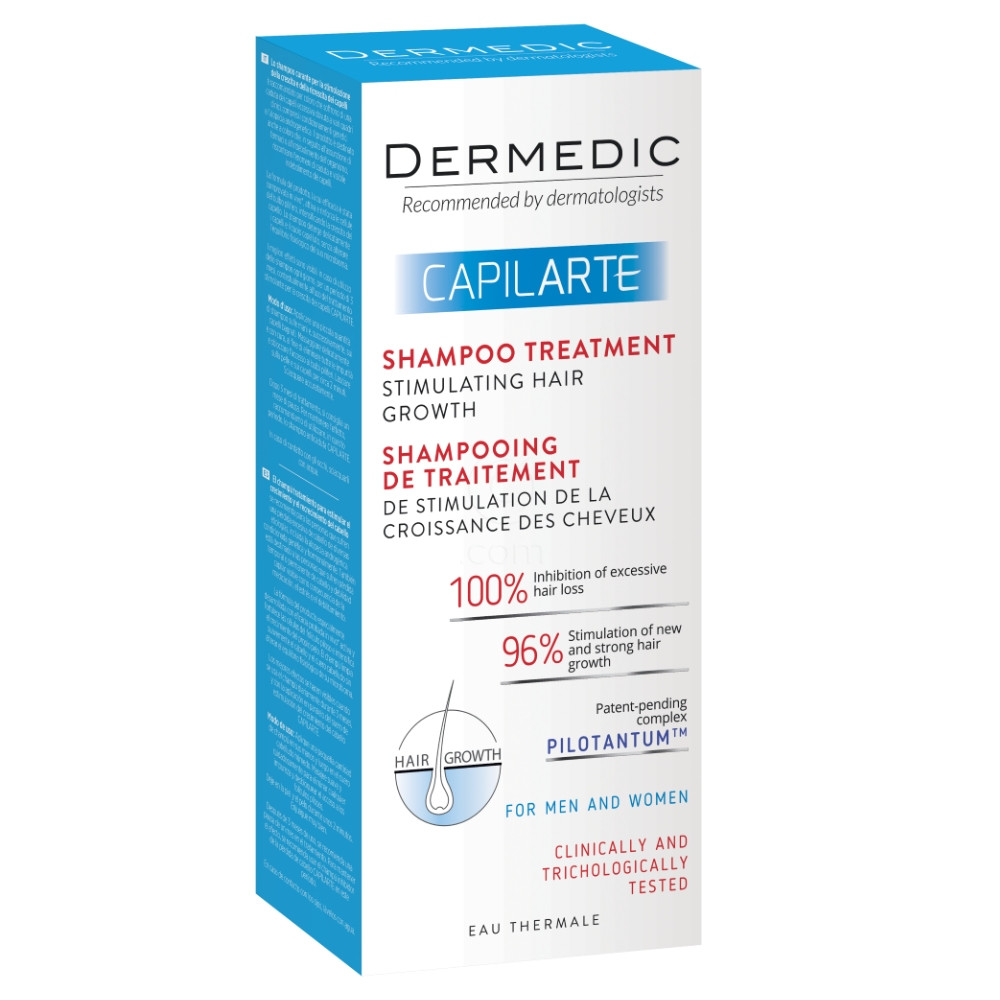 Dermedic Capilarte, tretma s šamponom za spodbujanje rasti las (300 ml)