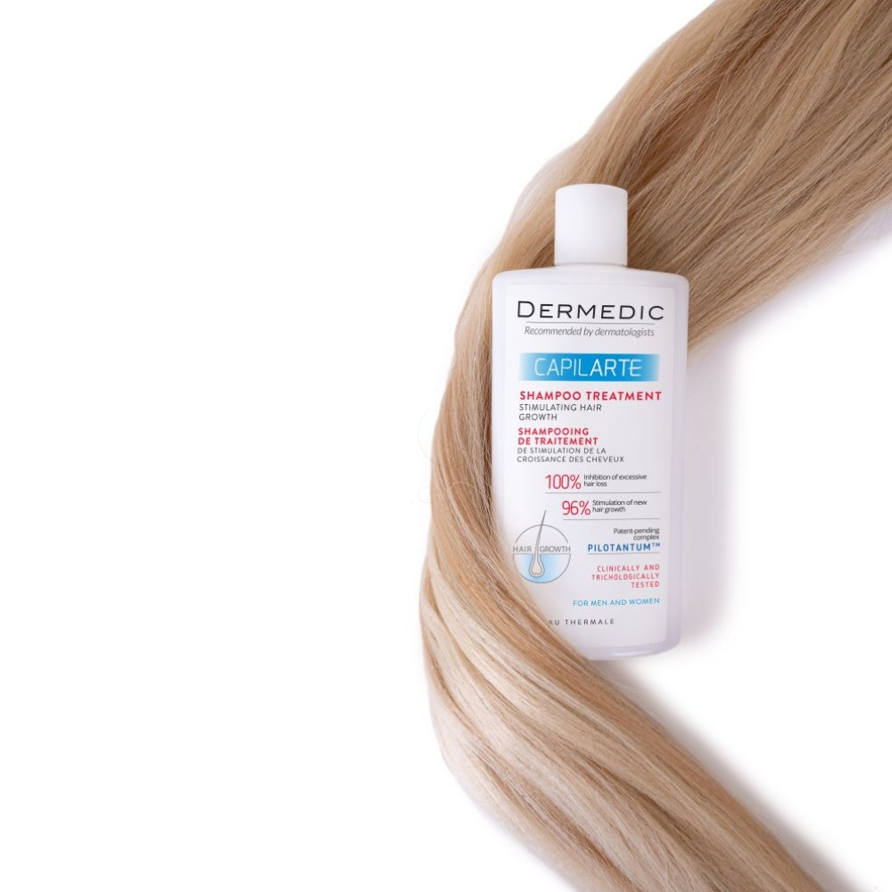 Dermedic Capilarte, tretma s šamponom za spodbujanje rasti las (300 ml)