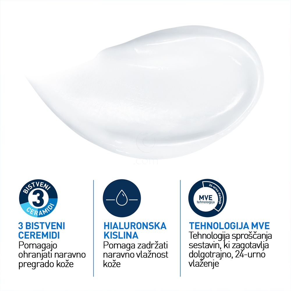 CeraVe, vlažilna krema za obraz in telo - Refill (454 g)