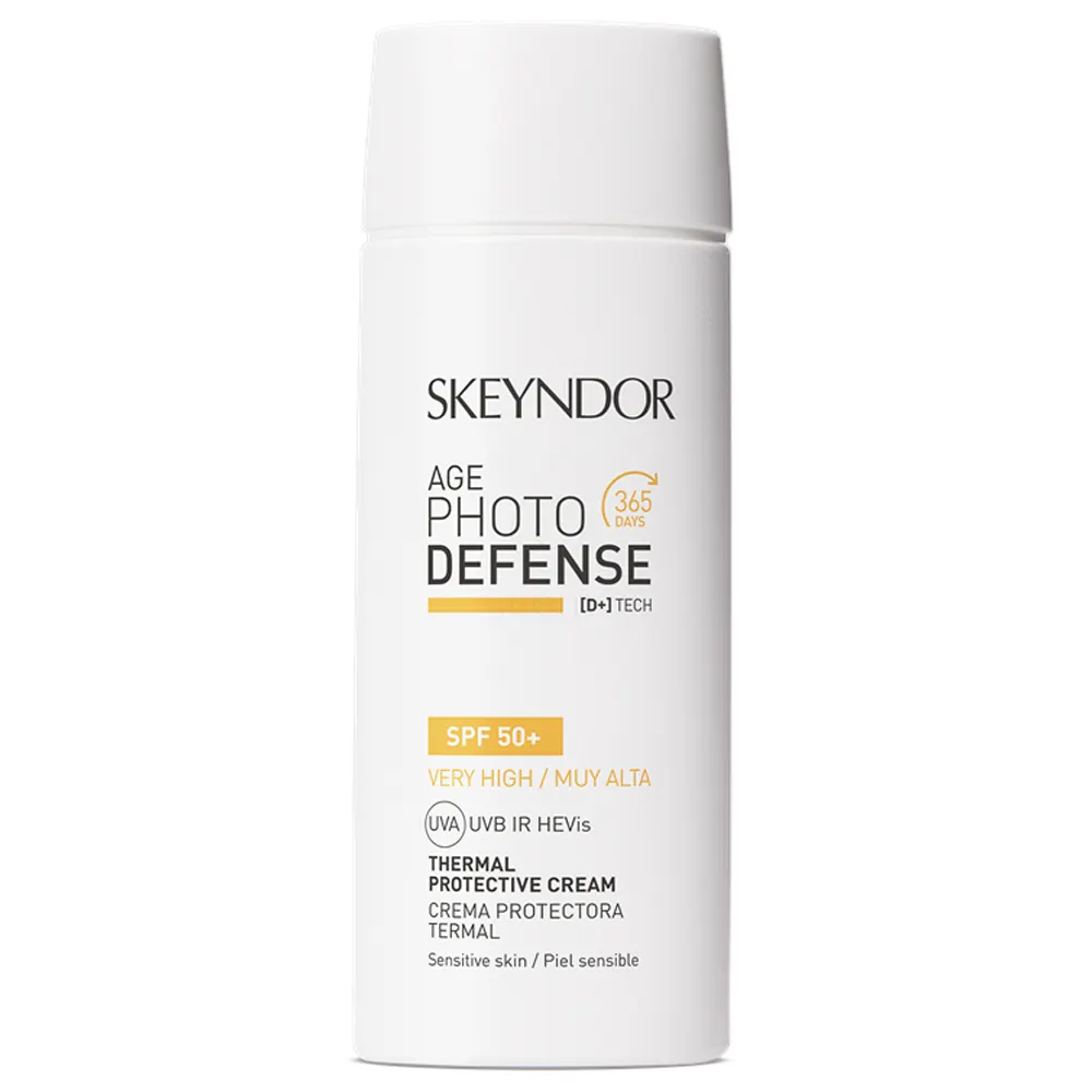 Skeyndor Sun Thermal Protective Sensitive, zaščitna krema za občutljivo kožo ZF50+ (75 ml)