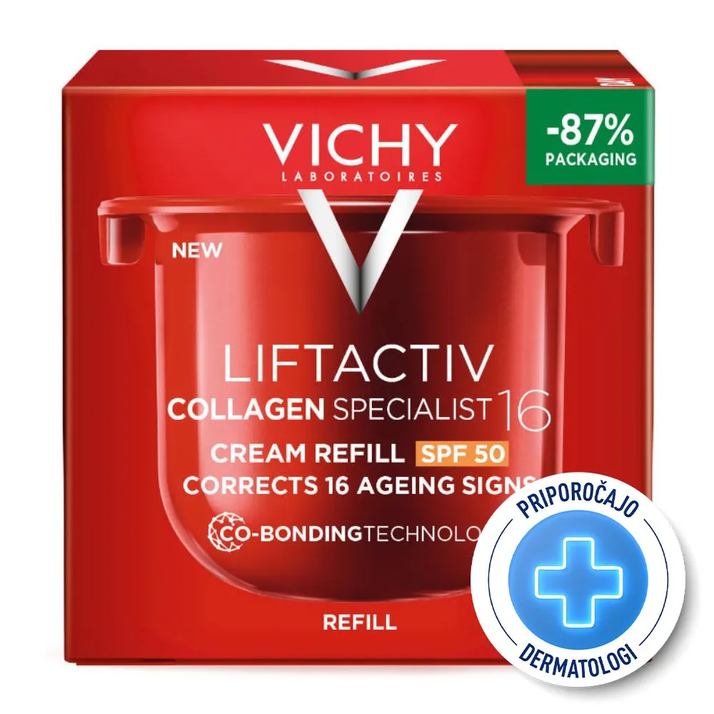 Vichy Liftactiv Collagen Specialist 16, dnevna krema - ZF50 - refill (50 ml)