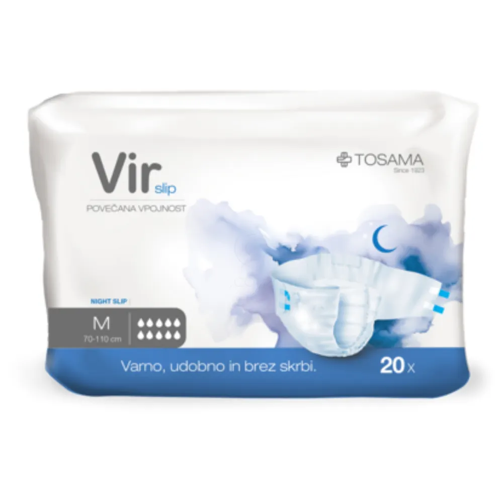 Vir Slip Night, nočne hlačne predloge - M (20 predlog)