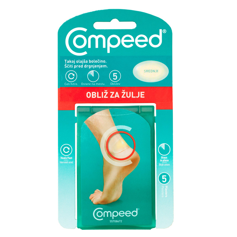 Compeed, obliži za žulje - srednji