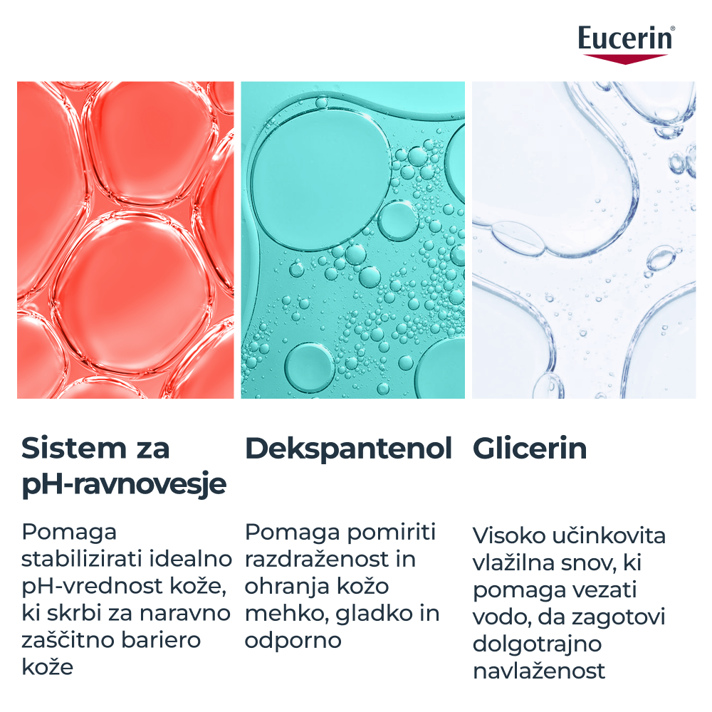Eucerin pH5, oljni gel za prhanje - plastenka s pumpico (400 ml)