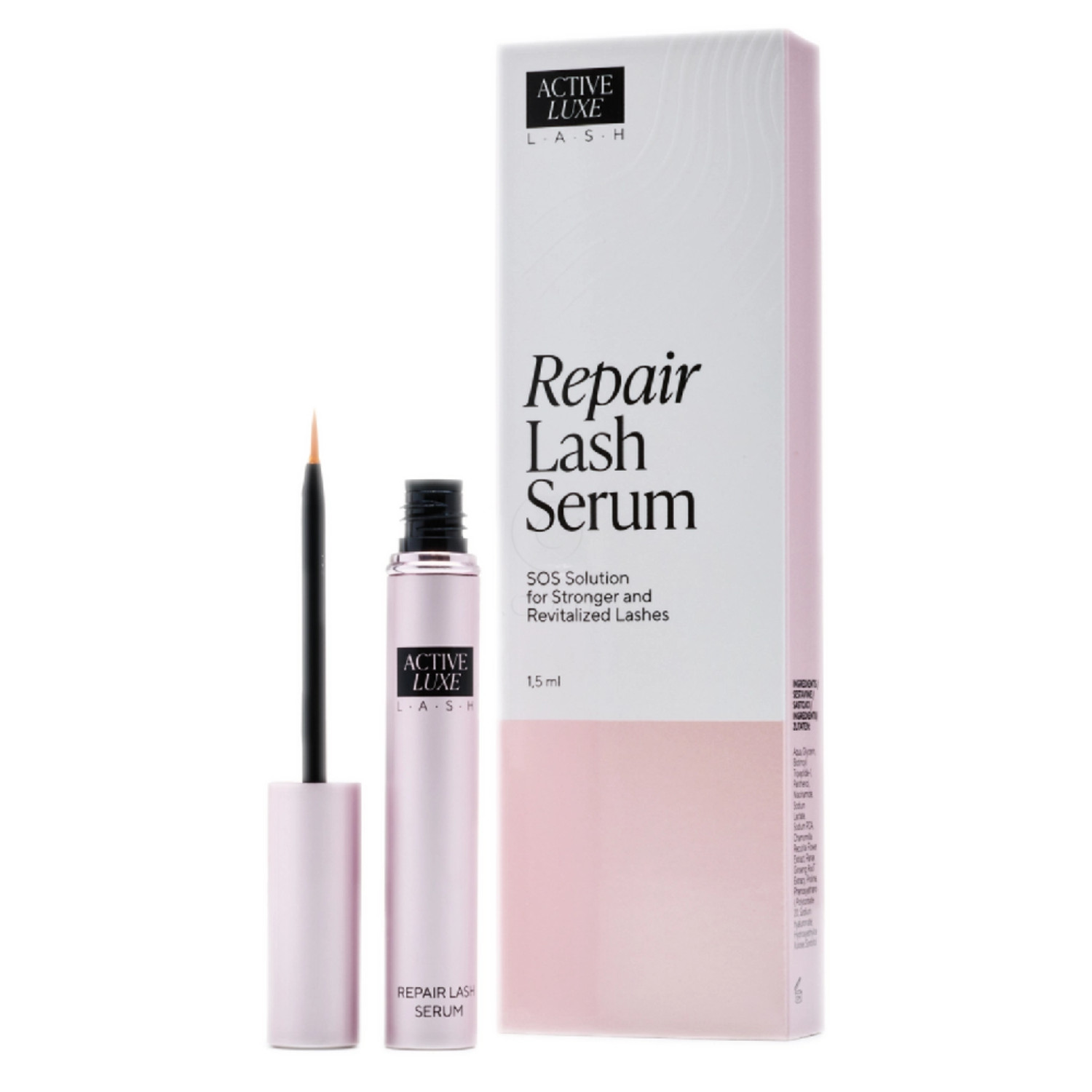 Active Luxe Repair Lash, peptidni serum za obnovo trepalnic (1,5 ml)