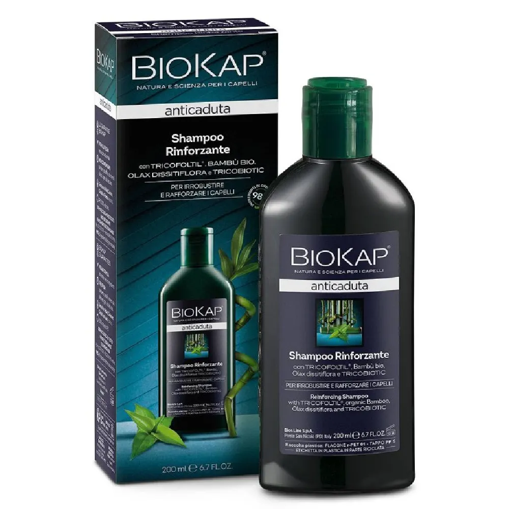 BioKap šampon proti izpadanju in za krepitev las s probiotiki (200 ml)