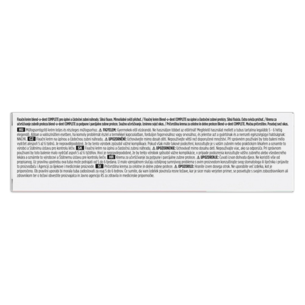 Blend-a-dent Complete, pričvrstilna krema za zobne proteze - original (47 ml)