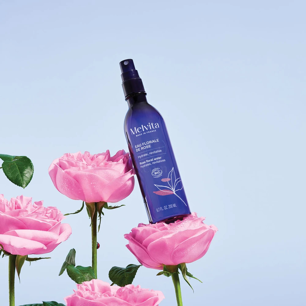 Melvita, cvetna vodica damaščanske vrtnice (200 ml)