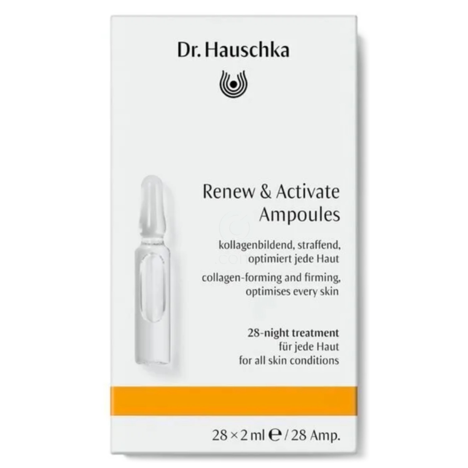 Dr. Hauschka, ampule za obnovo in aktivacijo - nočna kura za obraz (28 x 2 ml)