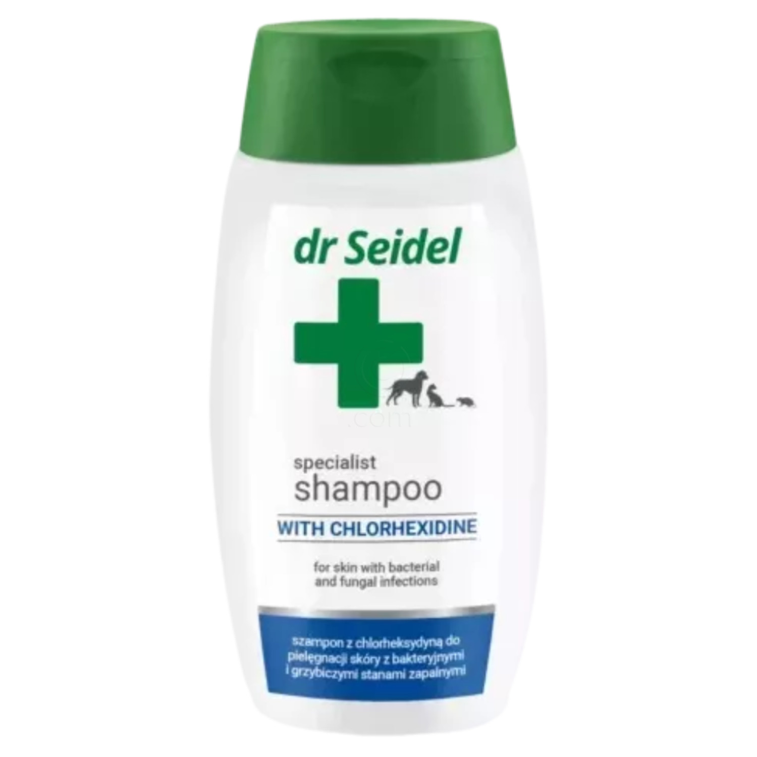 Dr Seidel, šampon s klorheksidinom za pse, mačke in glodavce (220 ml)