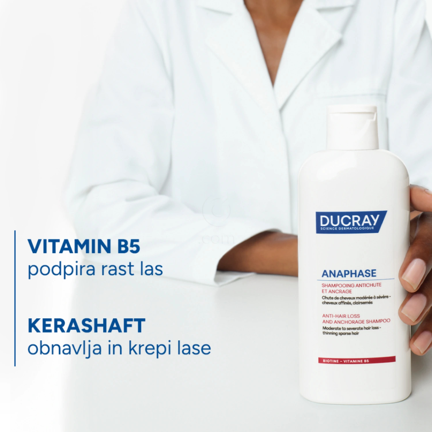 Ducray Anaphase, šampon proti izpadanju las za oslabljene lase (400 ml)
