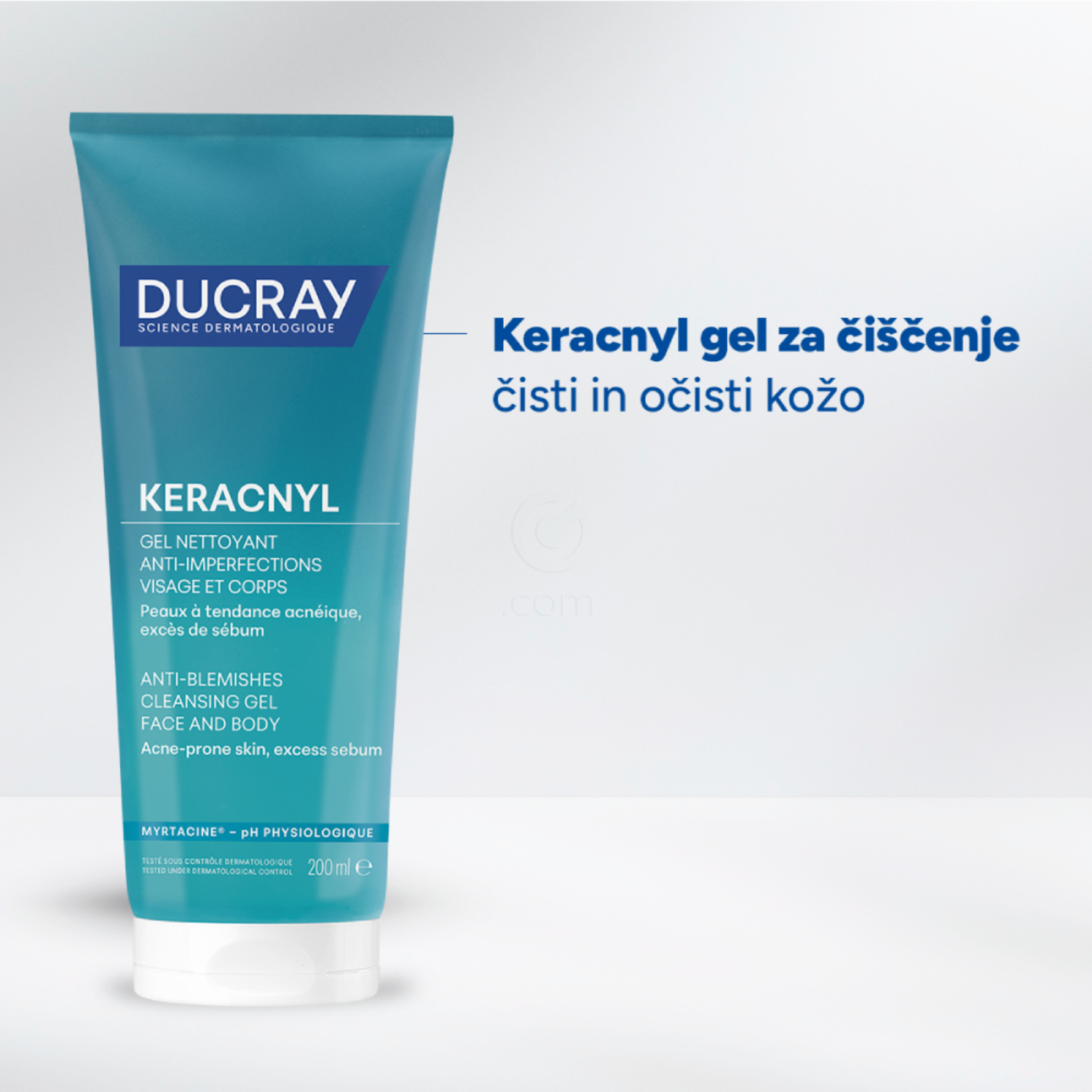 Ducray Keracnyl, peneči čistilni gel za mastno kožo (200 ml)Ducray Keracnyl, peneči čistilni gel za mastno kožo (200 ml)