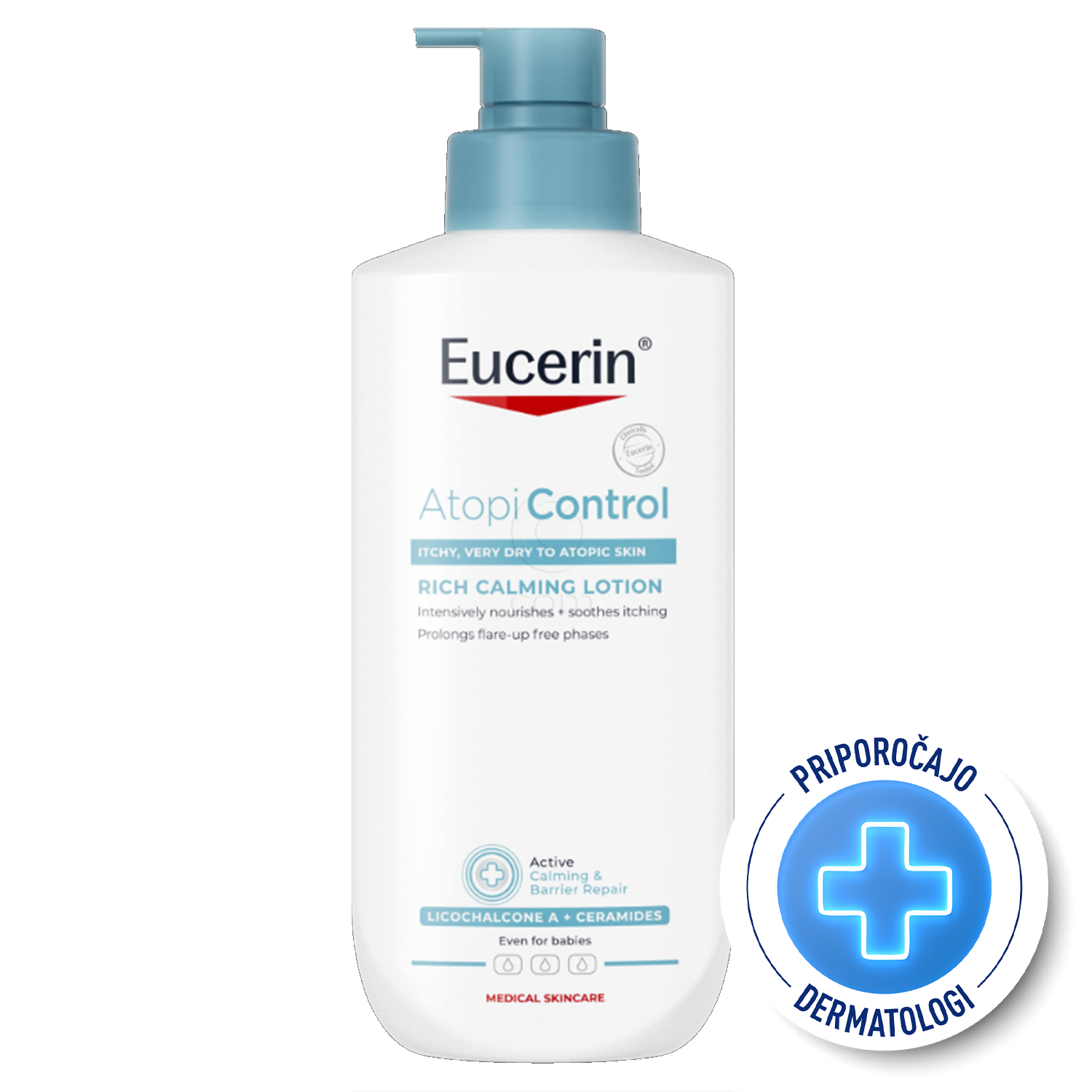 Eucerin AtopiControl, losjon za nego telesa (400 ml)