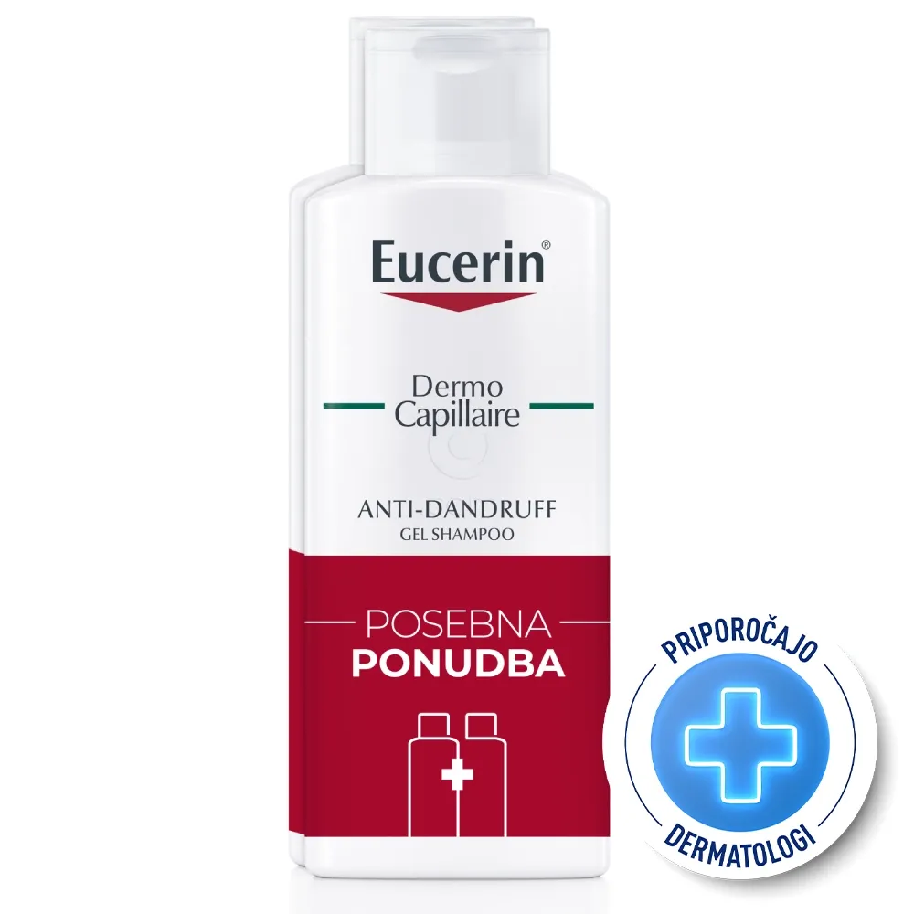  Eucerin DermoCapillaire, šampon proti suhemu prhljaju (250 ml)