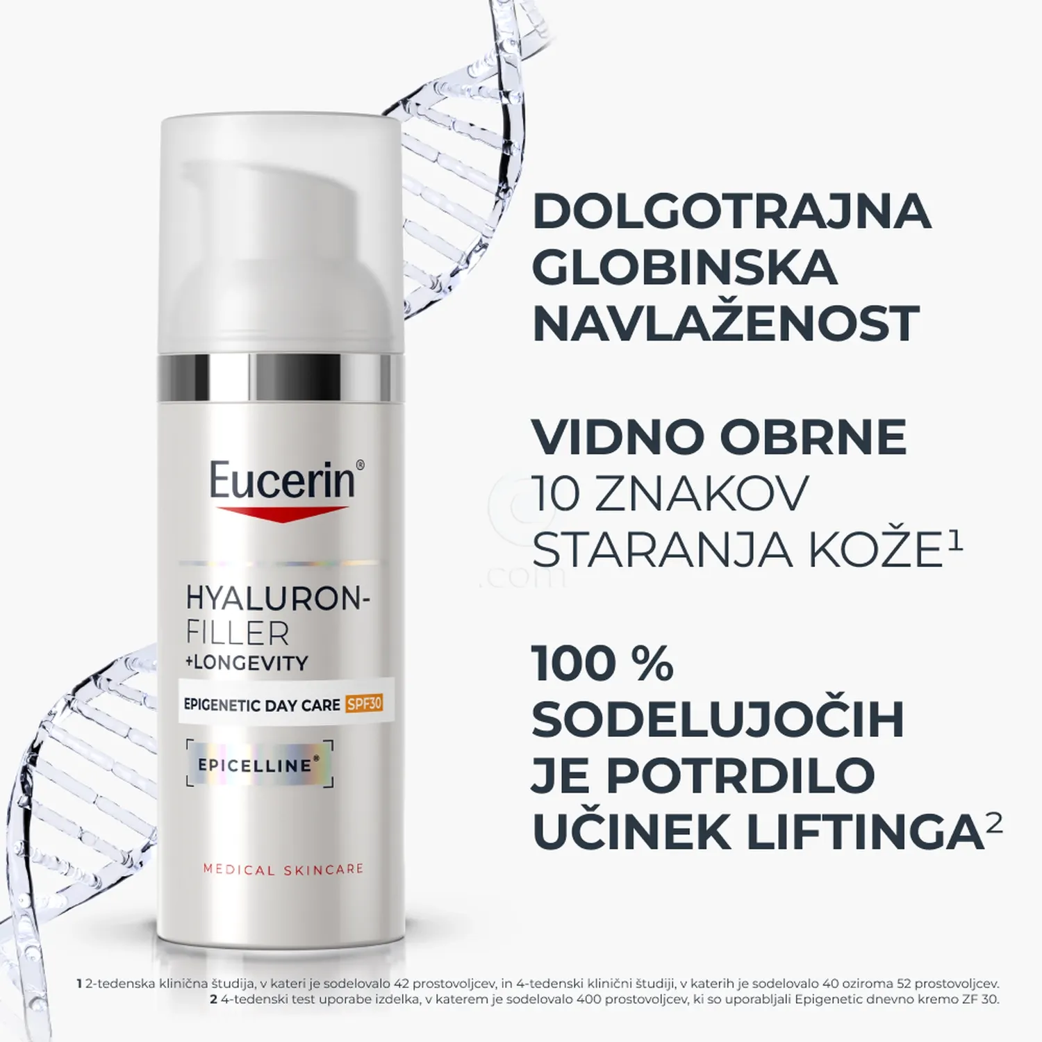 Eucerin Hyaluron-Filler + Longevity Epigenetic, dnevna krema ZF 30 (50 ml)