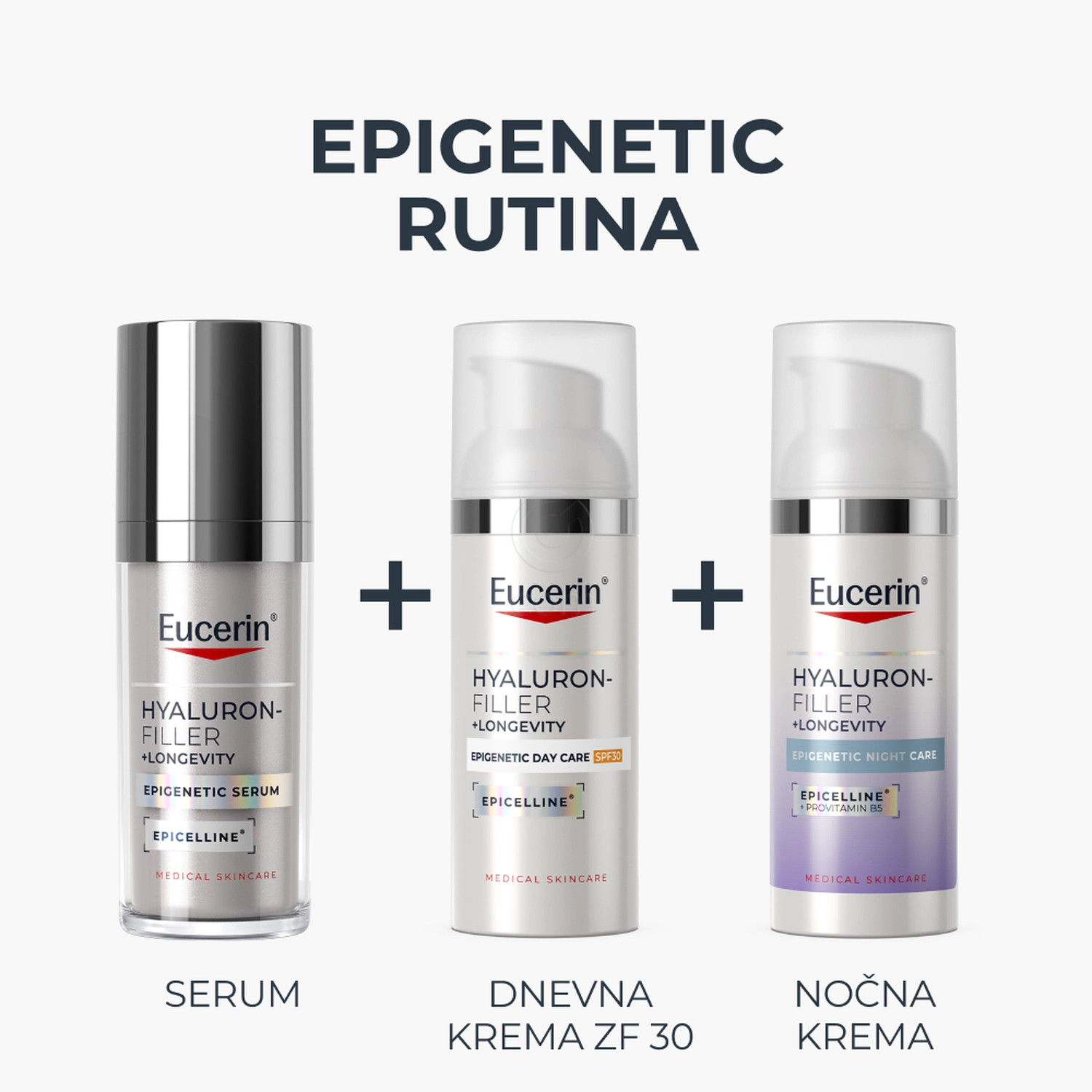 Eucerin Hyaluron-Filler + Longevity Epigenetic, nočna krema proti znakom staranja (50 ml)