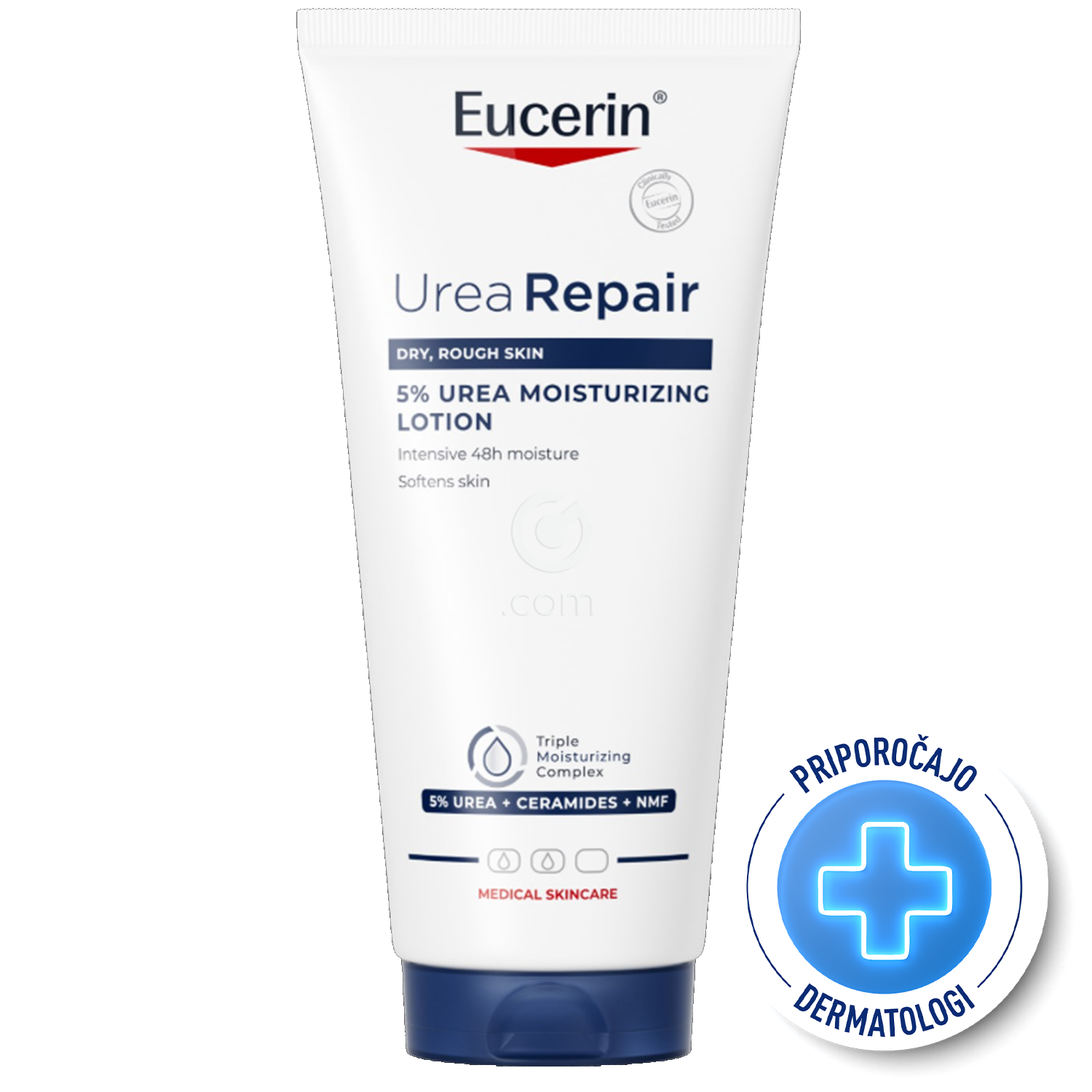 Eucerin UreaRepair 5 % Urea, losjon za telo za suho kožo (200 ml)
