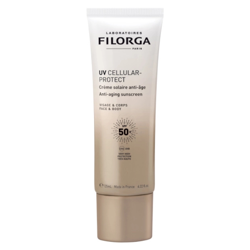 Filorga UV Cellular Protect, krema proti staranju za obraz in telo za zaščito pred soncem - ZF50+ (125 ml)